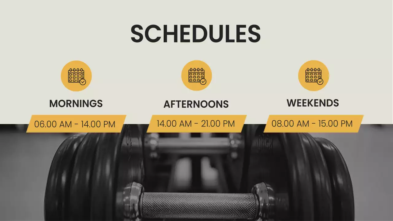 Black Modern Fitness Promotion Presentation