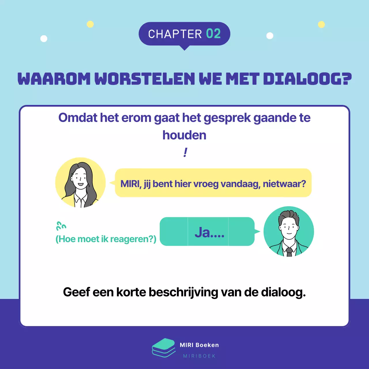 Promoot de lancering van een schattig boek in mint en marineblauw