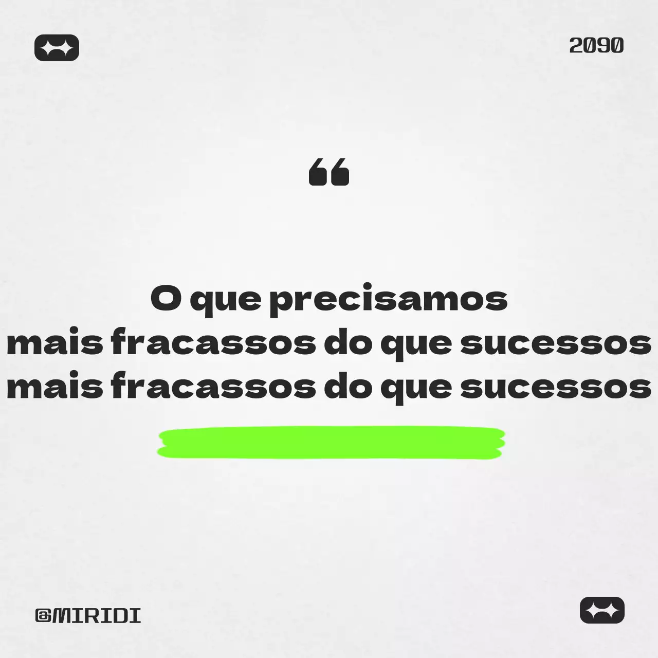 Correio "Simple Success Cheers in Mint and Black