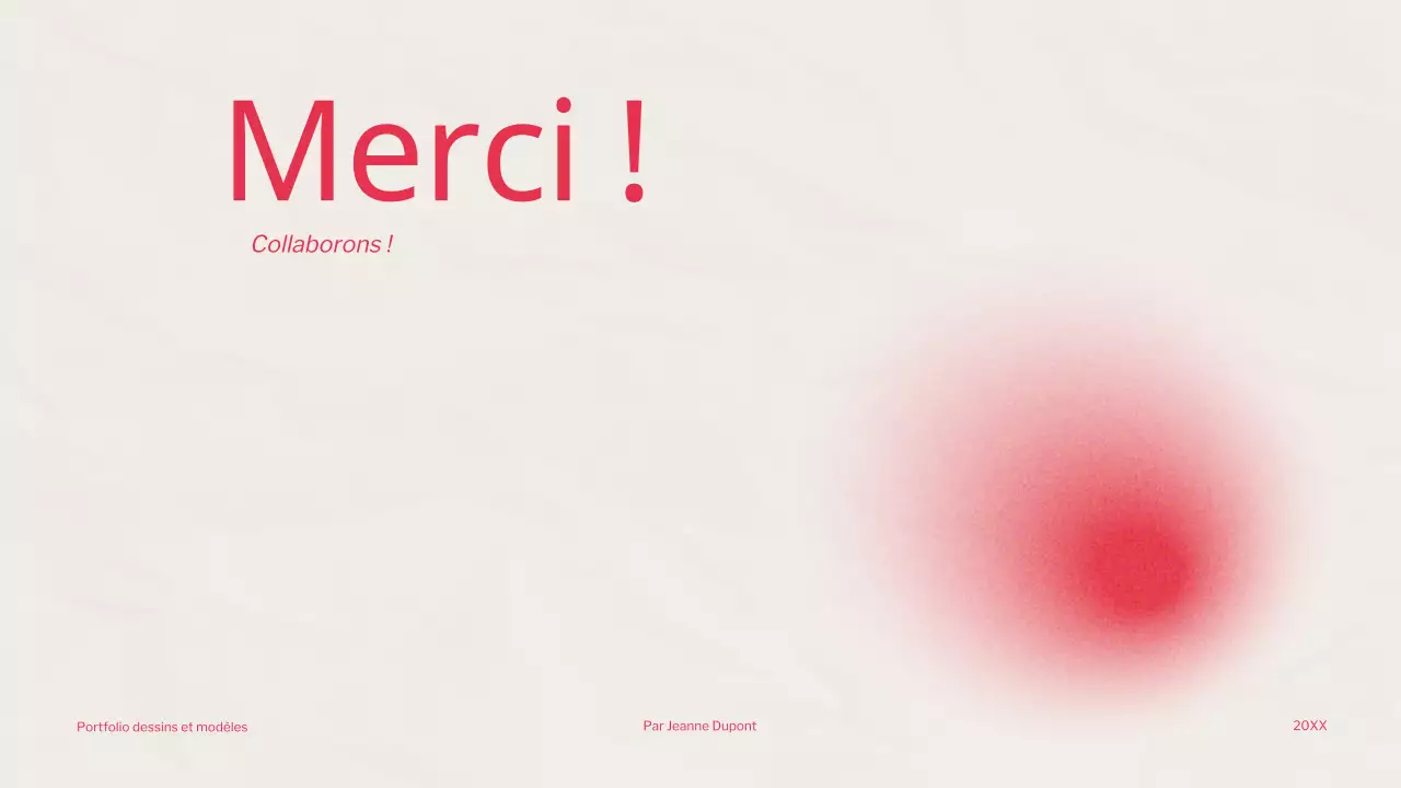 Portefeuille du graphiste Red Trend