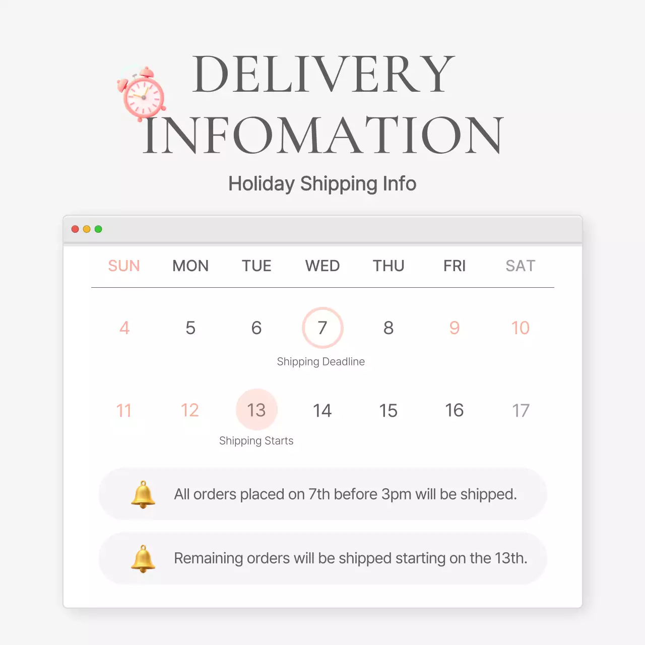 A fashion mall decorated with a simple style of white and gray emoji, with necessary instructions and cautions.