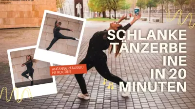 Weiß und Orange Modern Dance Routine Videoanleitung