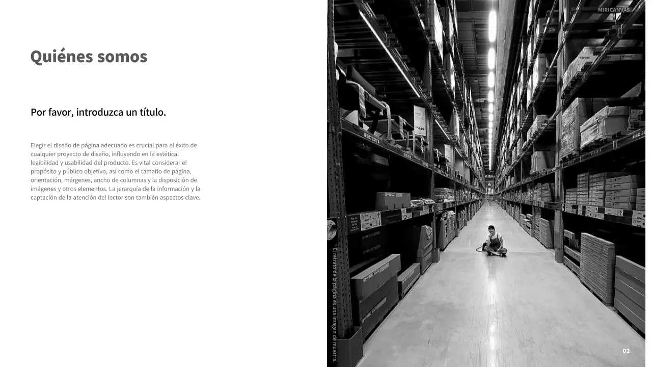 Informes imprimibles modernos en blanco y negro