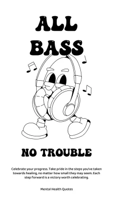 Black Comic Music Poster Instagram Post