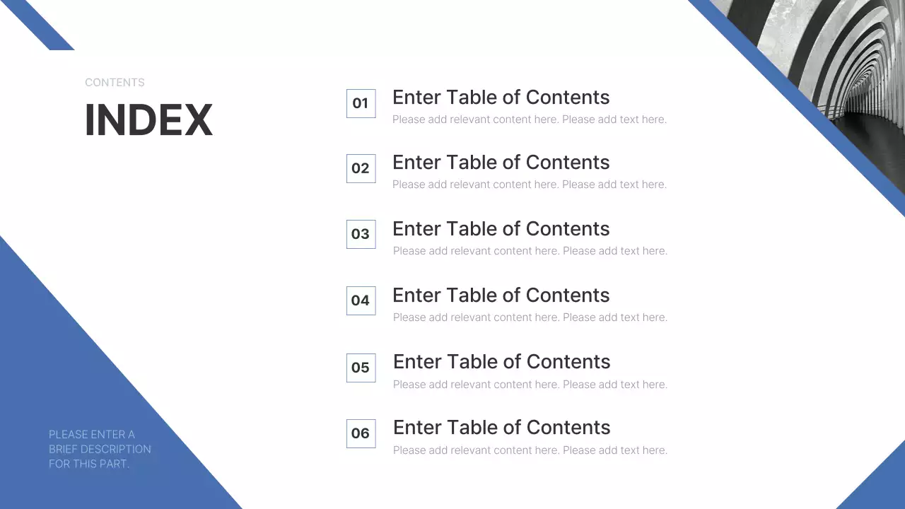 Blue Modern Company Report Presentation