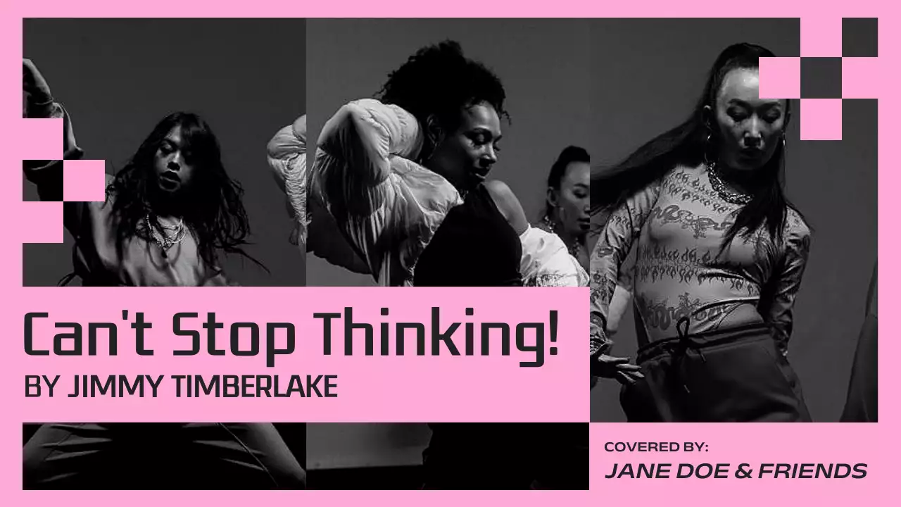 Pink Trendy Music Promotion YouTube Thumbnail