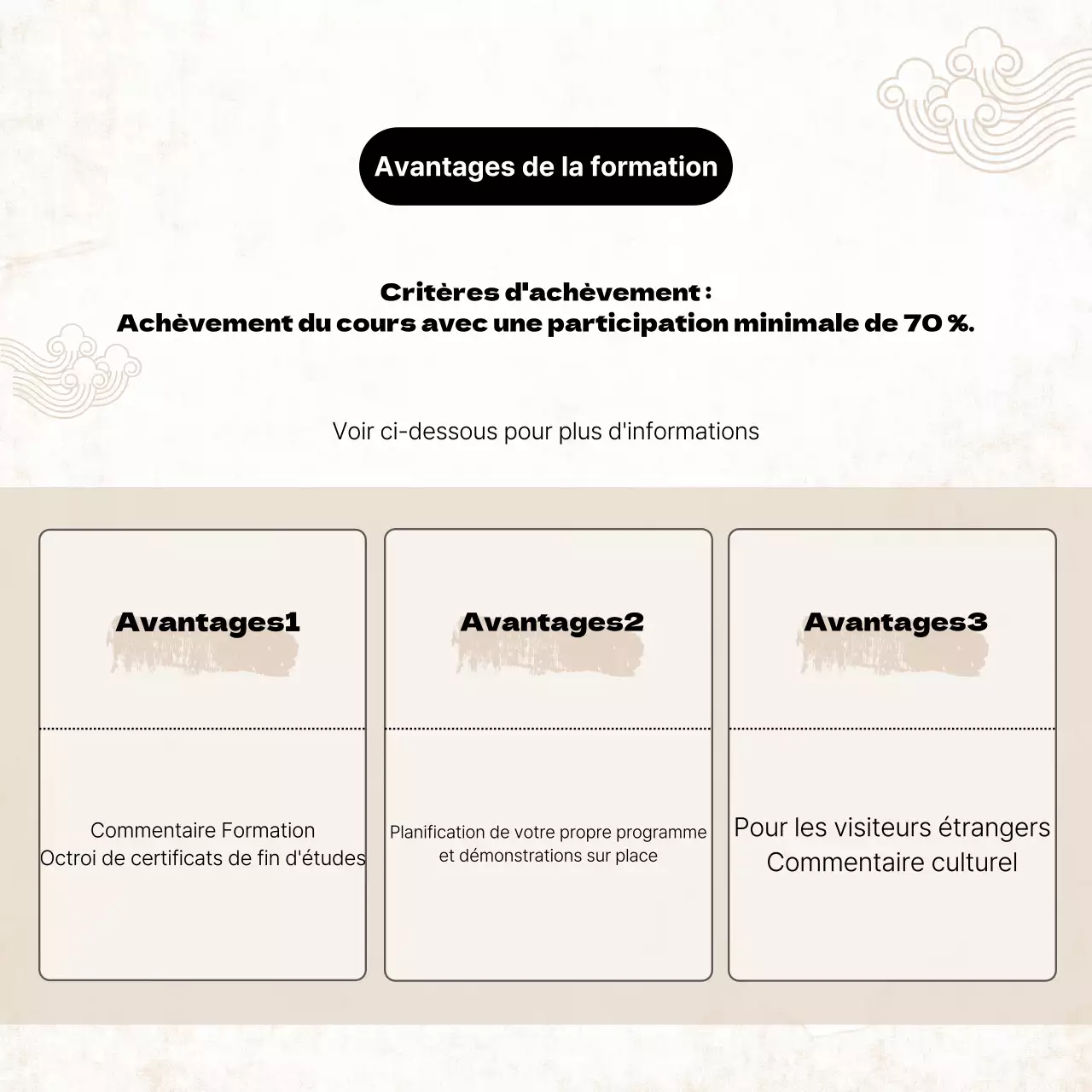 Promouvoir la formation d'interprètes culturels traditionnels ayant une formation en jaune