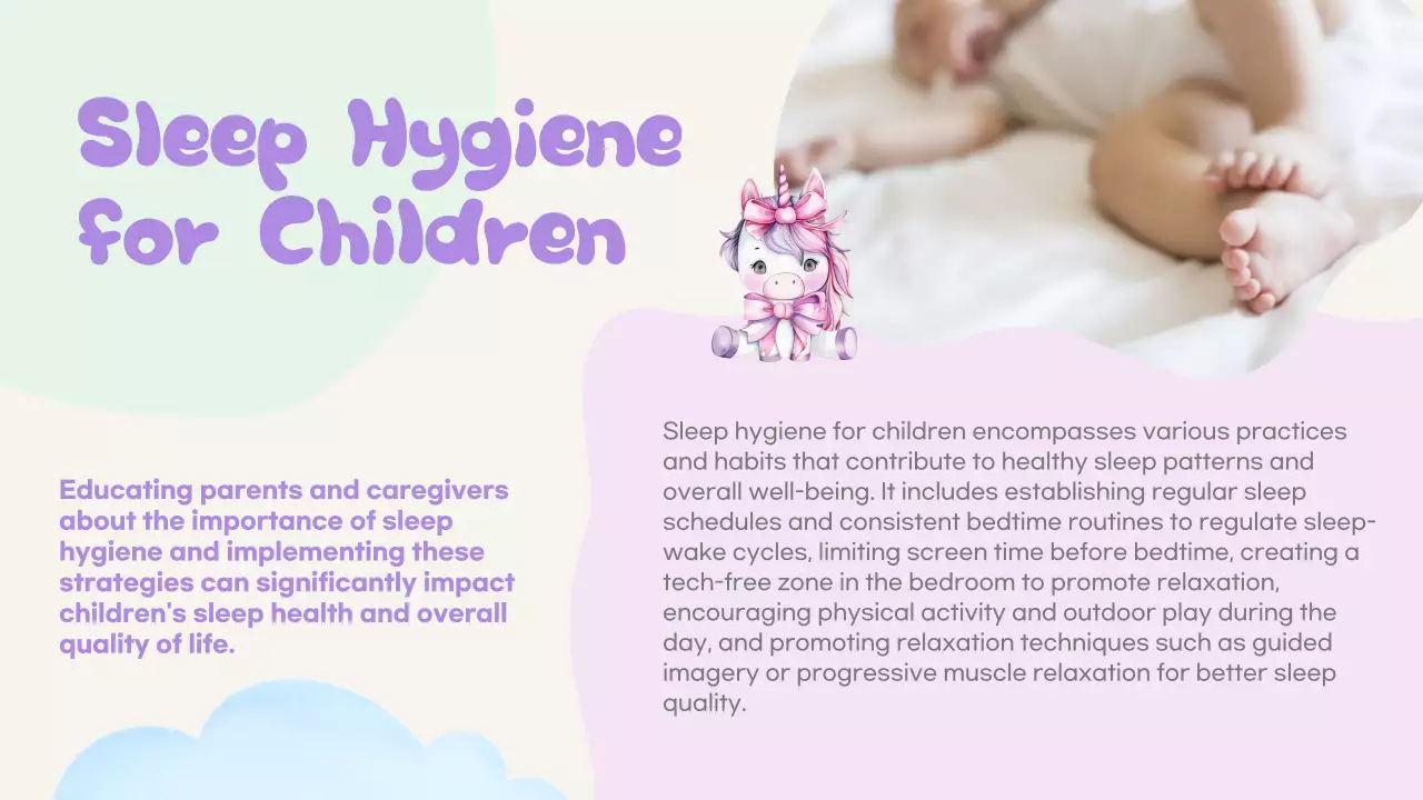 Purple Cute Sleep Guide Presentation