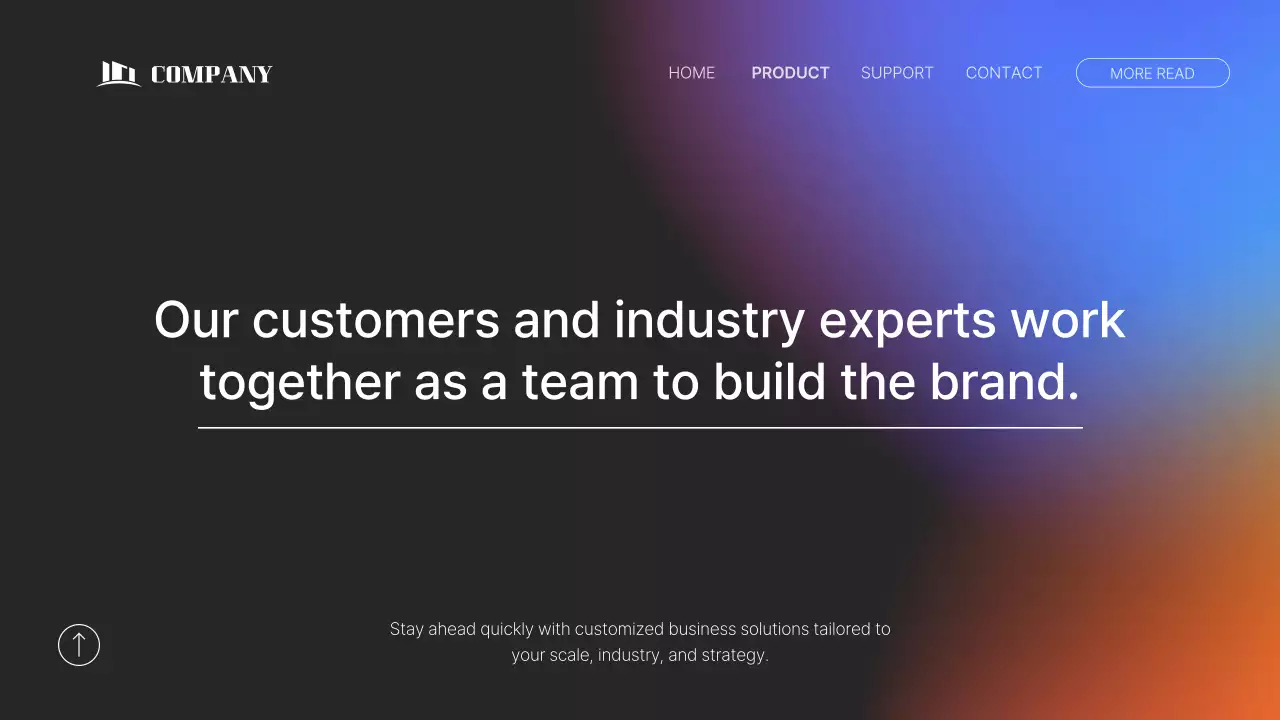 화이트 모던 비즈니스 프로모션 프레젠테이션