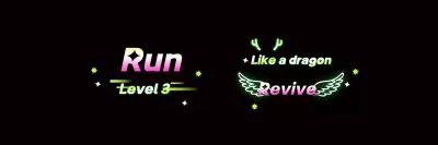 Cụm từ cổ vũ ngày thể thao với khái niệm bảng hiệu neon gradient