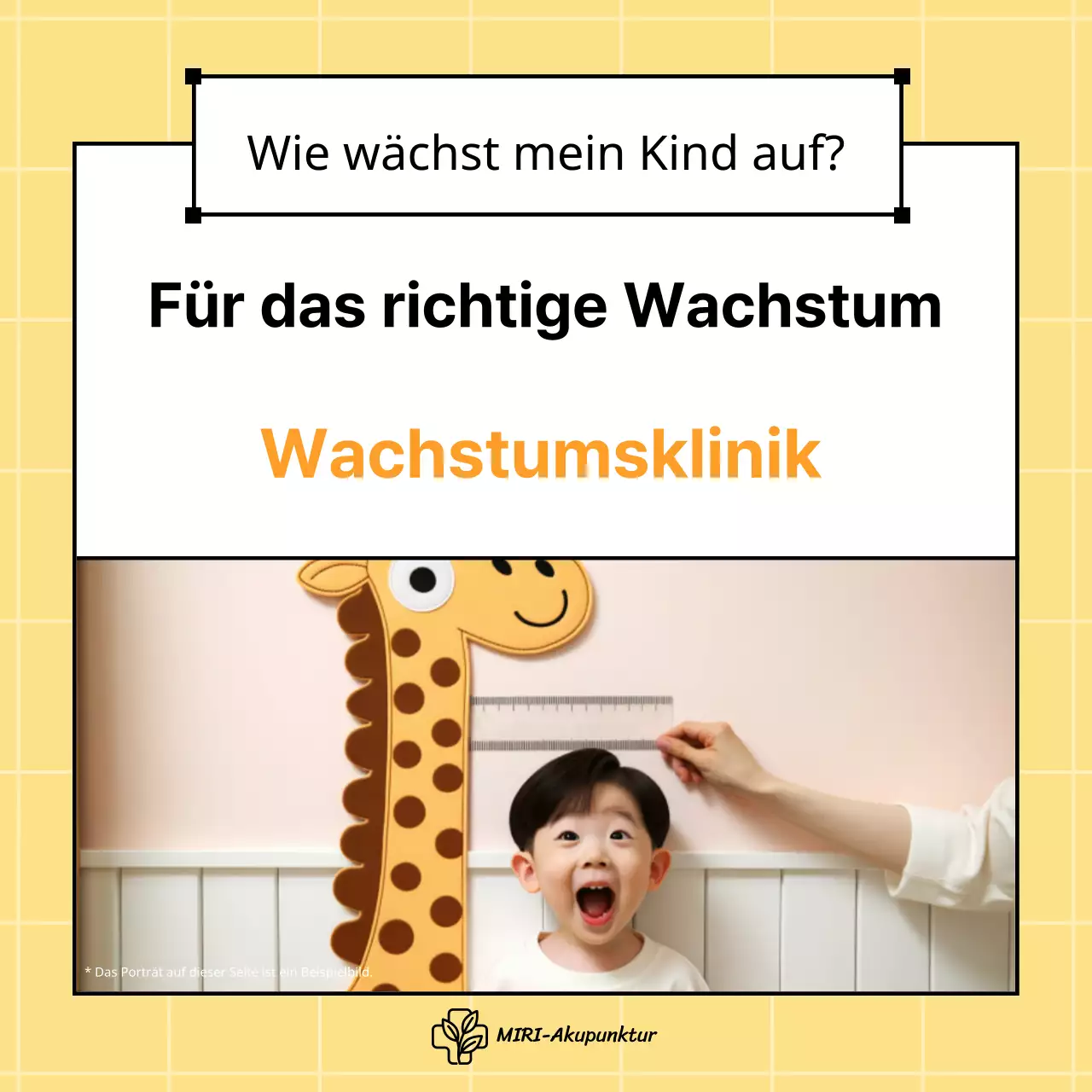 Förderung der Yellow's lovely child growth clinic