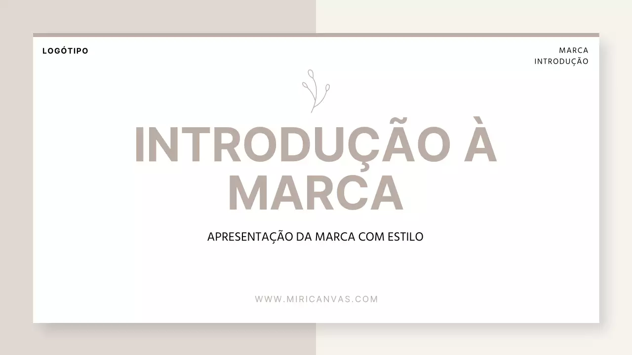 Uma declaração de marca simples de uma pequena empresa de um estúdio de velas em bege e marfim