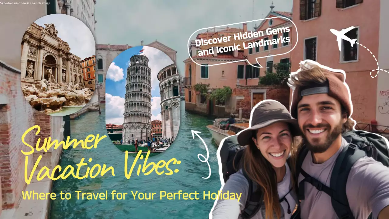 Thumbnail YouTube Promosi Perjalanan Modern Kuning