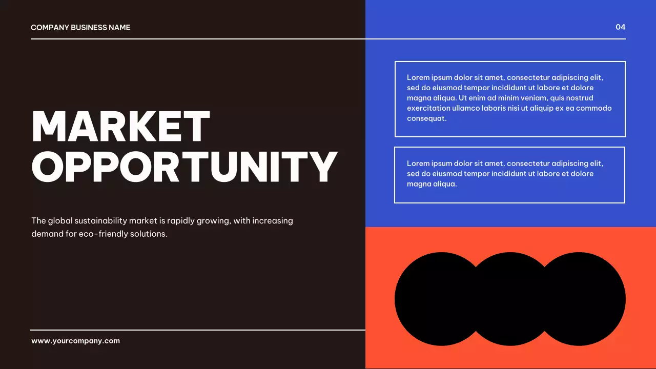 Blue Modern Waste Promotion Presentation