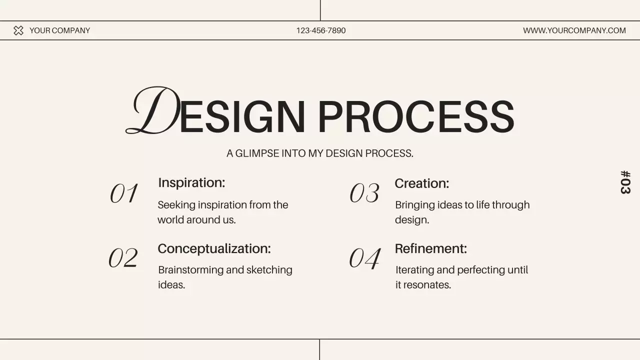 Beige Modern Portfolio Invitation Presentation