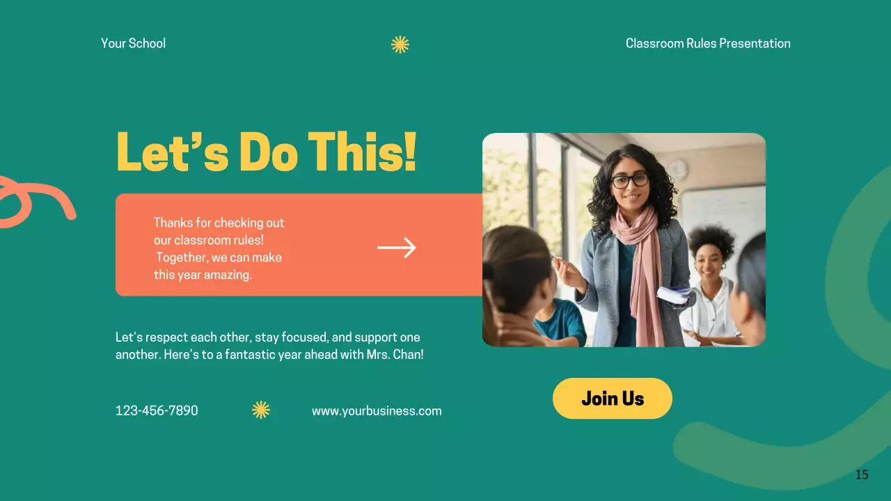 Green Simple Classroom Guide Presentation