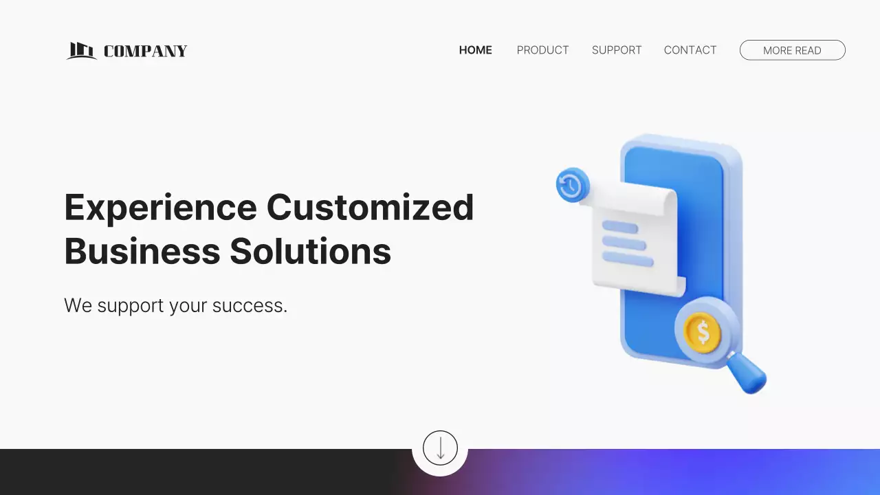 화이트 모던 비즈니스 프로모션 프레젠테이션