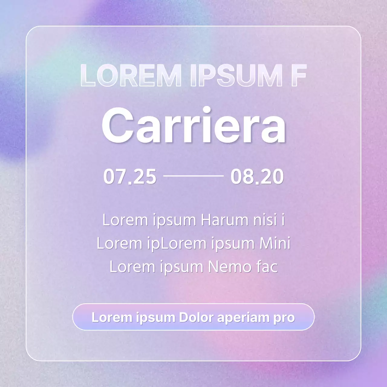 Informazioni semplici sulle carriere in color malva