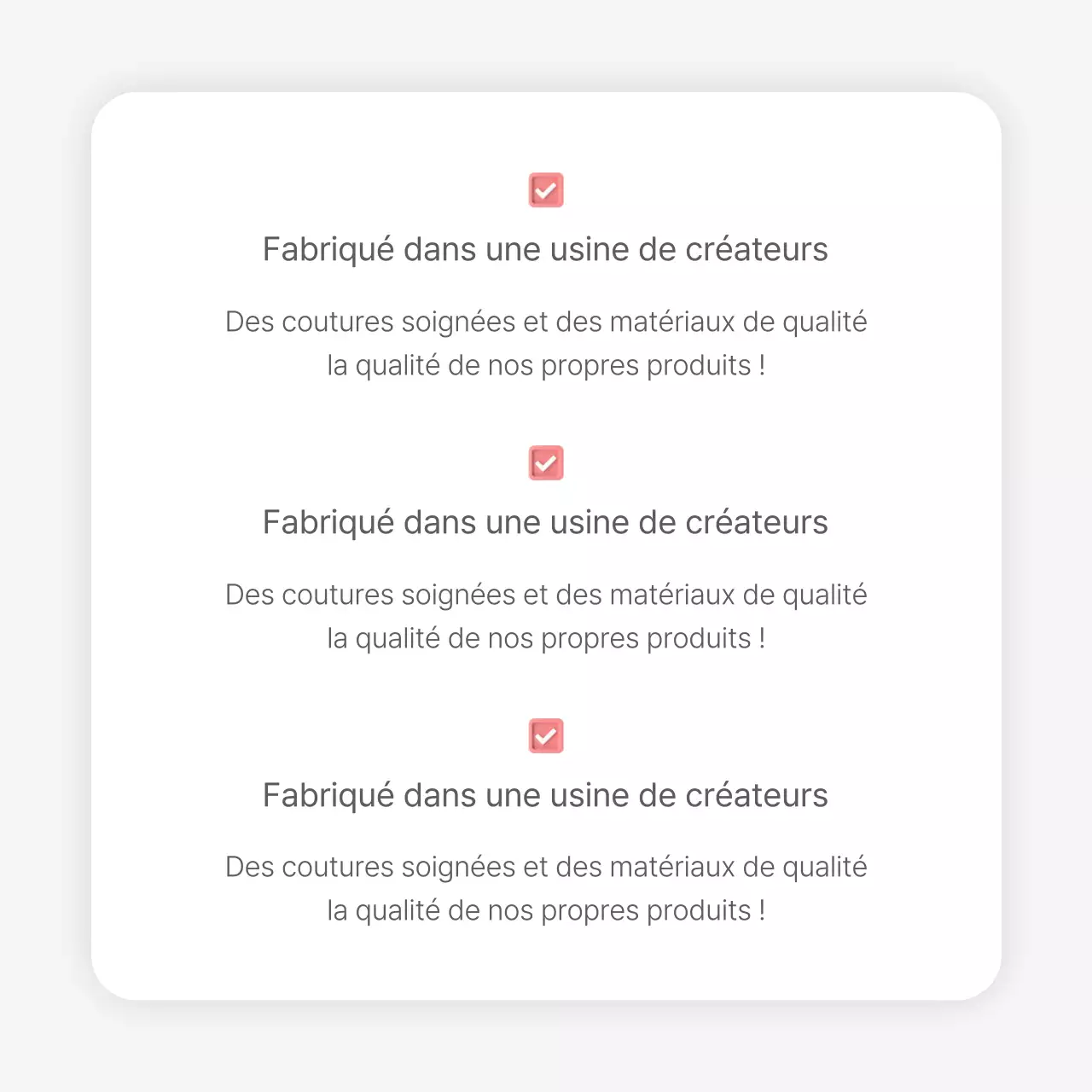 Une page d'introduction ou une publicité pour un centre commercial de mode avec un style simple d'emojis blancs et gris.
