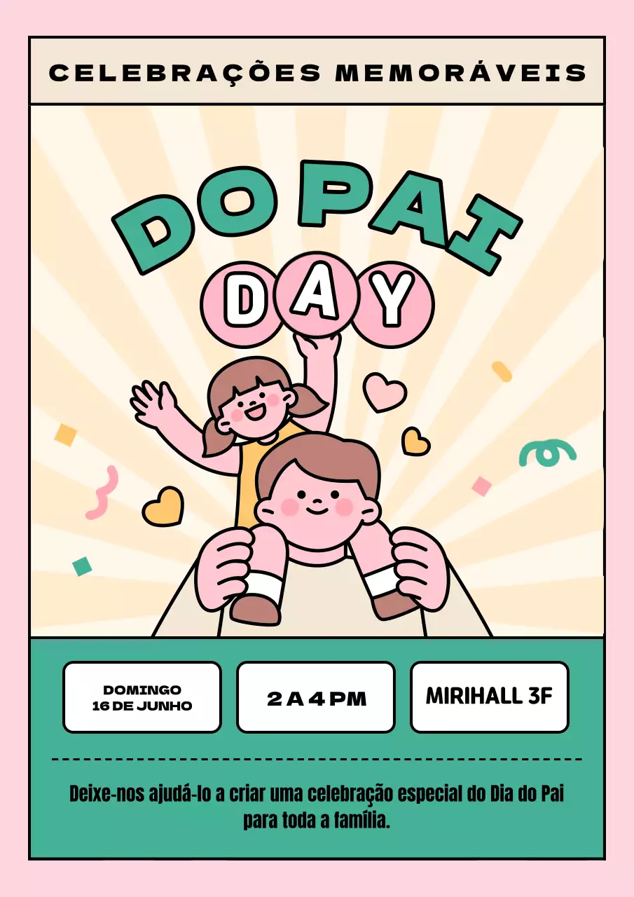 Promover o Dia do Pai com um toque verde e marfim