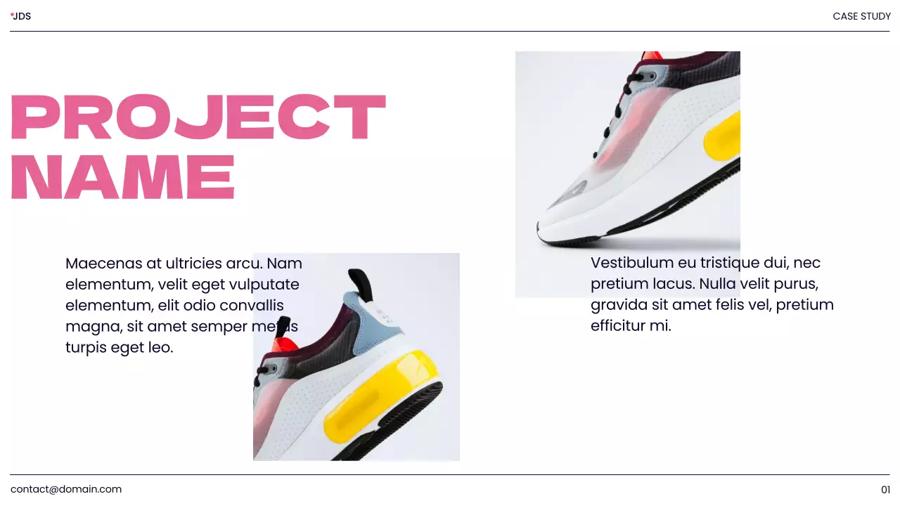 Navy Modern Design Portfolio Presentation