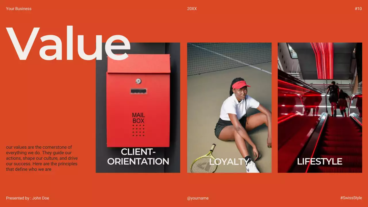 Orange Modern Brand Guide Presentation