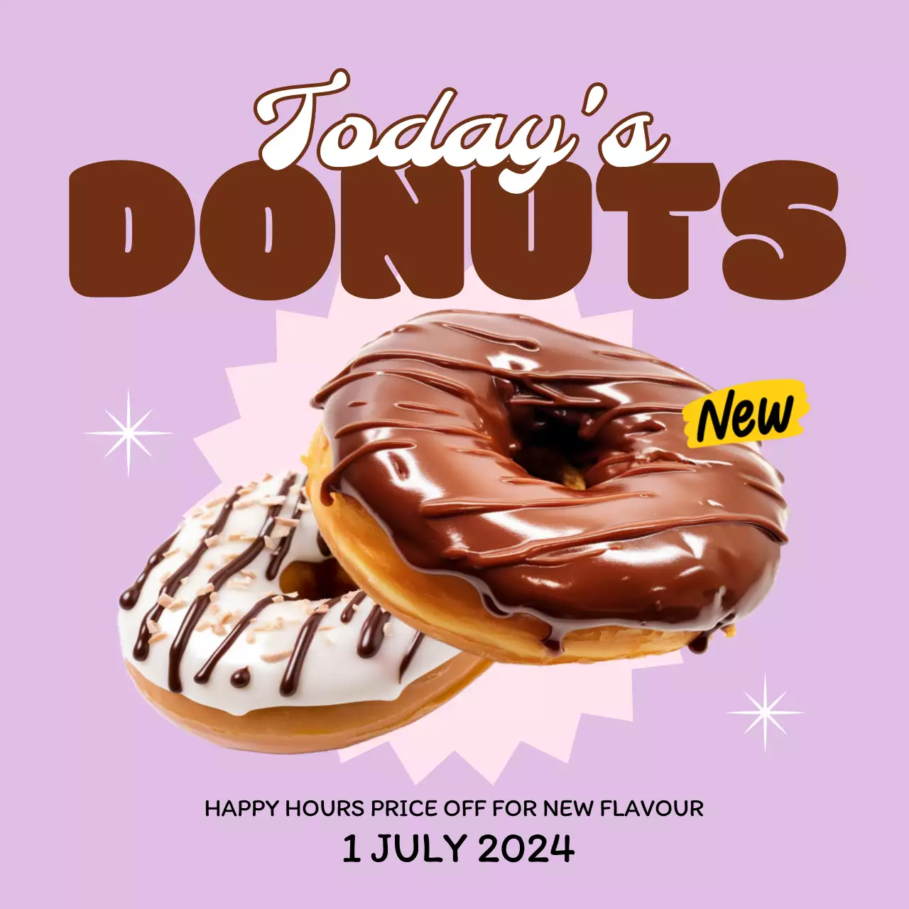 도넛 프로모션 세일