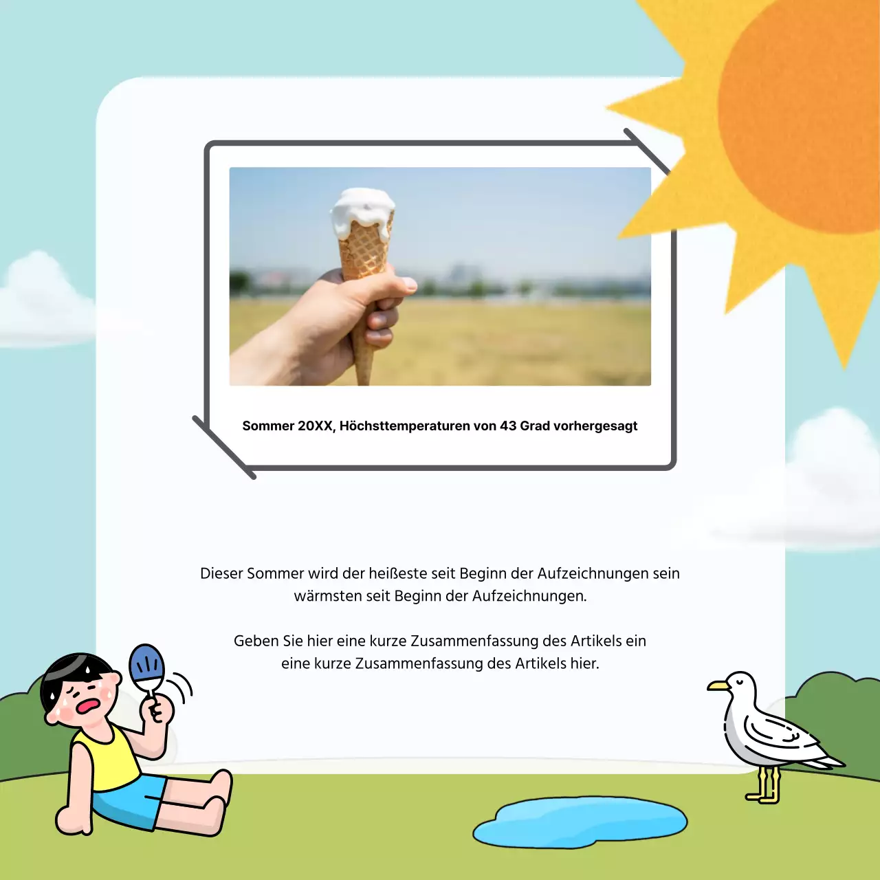 Unser grüner und hellblauer Umwelt-Newsletter des Monats