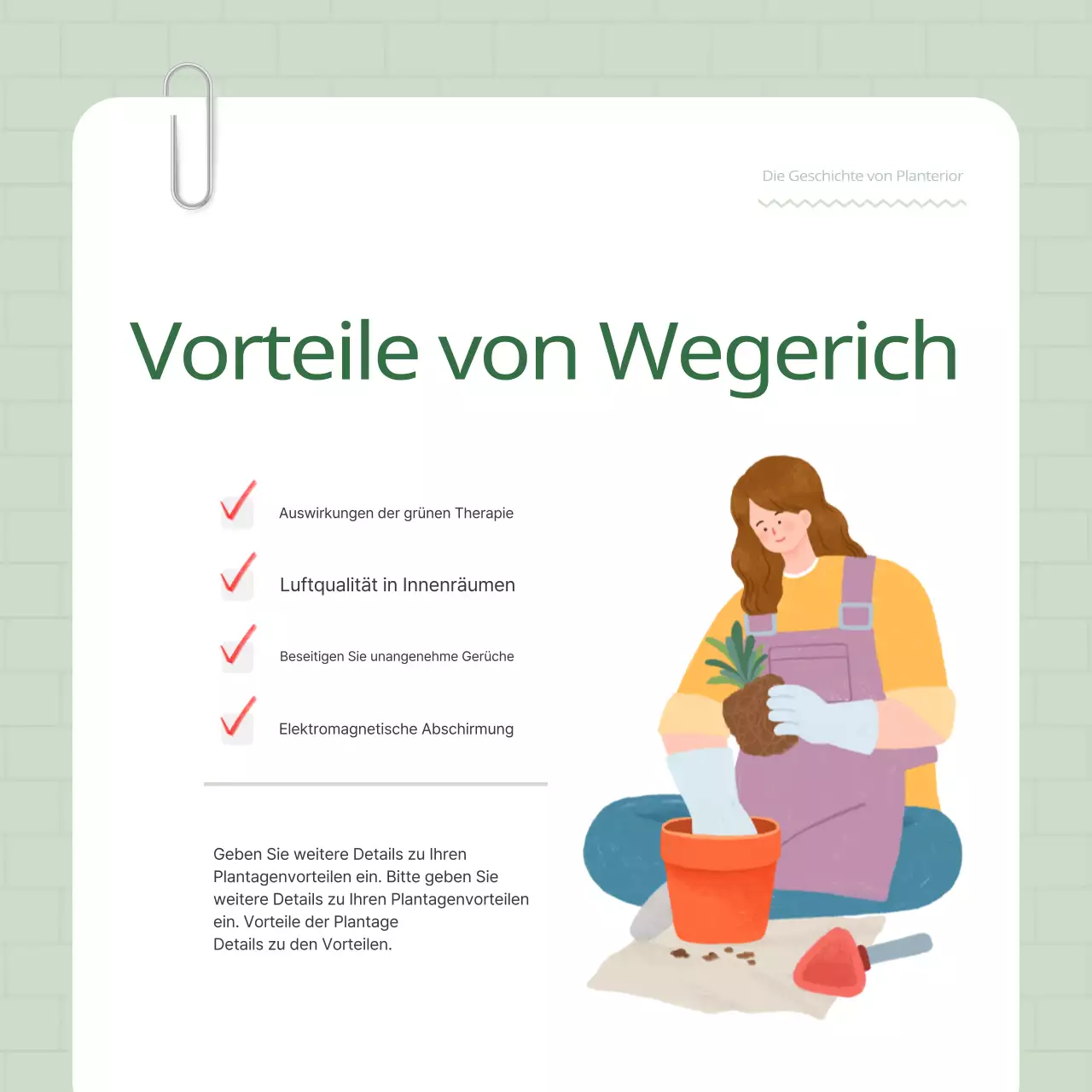 Fördern Sie Ihren grün-weißen Pflanzenterrier