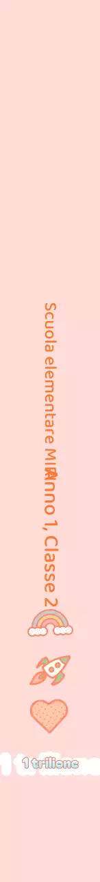 Annunci di gruppo per gite di scuola elementare in bianco e rosa