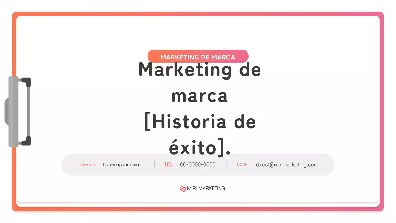 Cómo crear un sencillo estudio de marketing de marca rosa y naranja