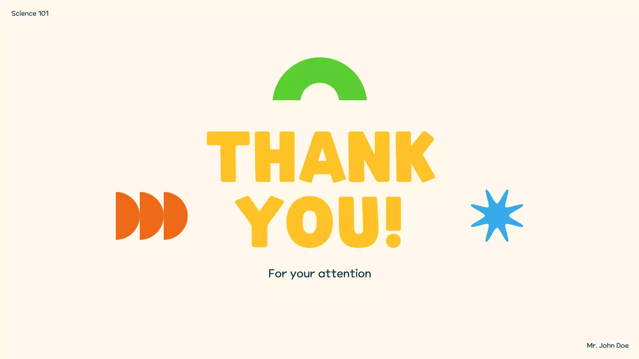 Blue Trendy Science Presentation