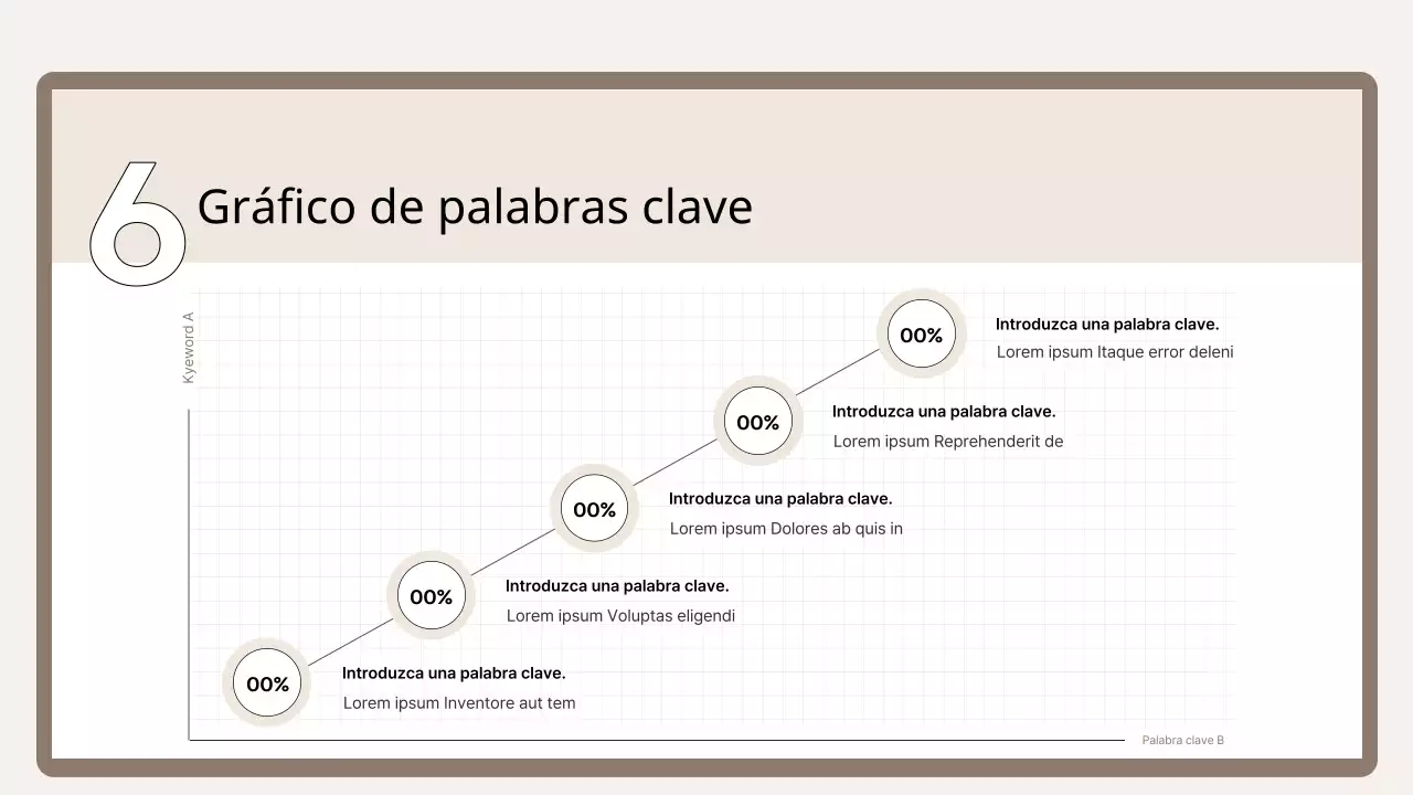 Una sencilla imprimación de entrenamiento en marrón y beige