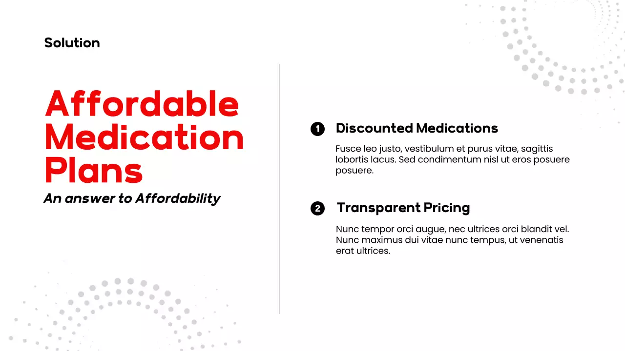 Red Modern Healthcare Presentation