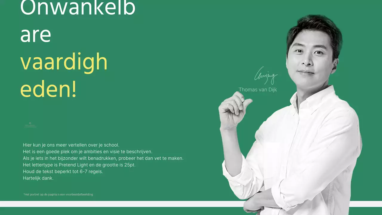 Een eenvoudige, groene en gele introductie tot vochtinbrengende scholen