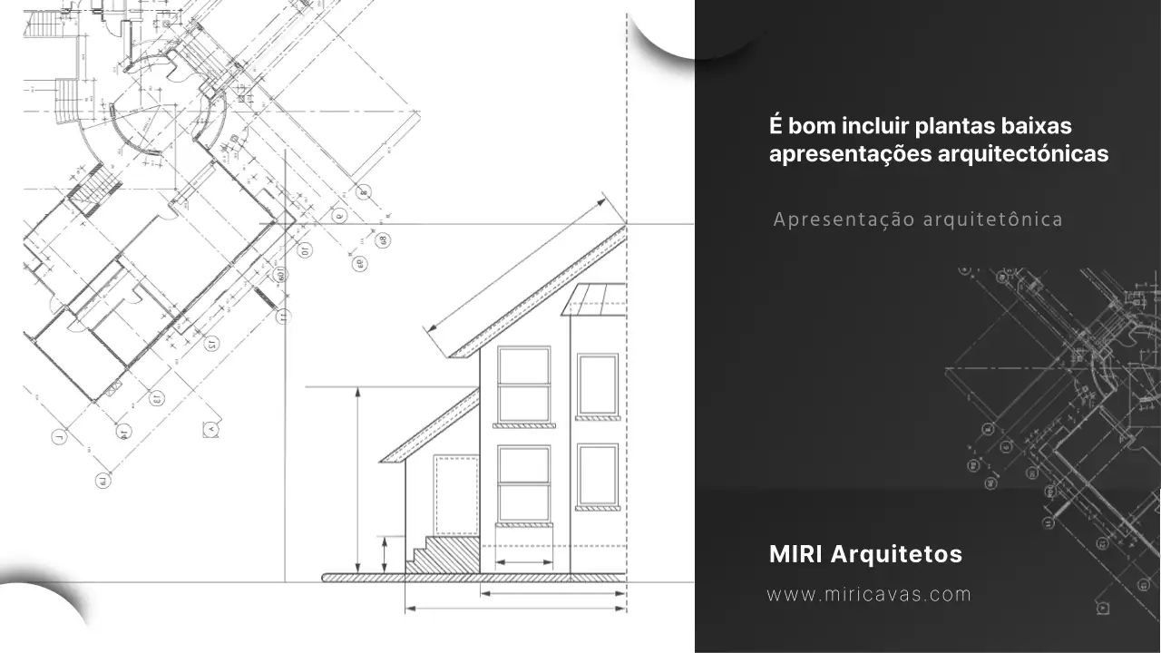 Relatório de desenho à escala arquitetónica simples a preto e branco