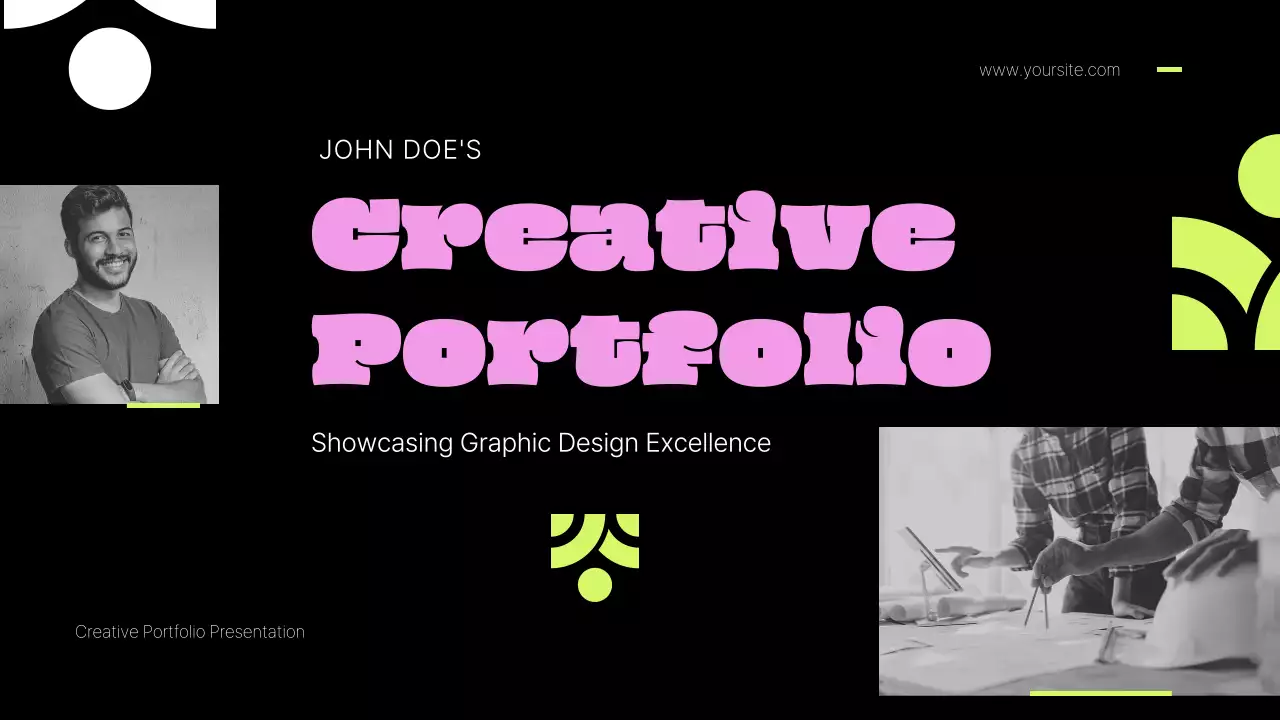 Pink Retro Portfolio Presentation