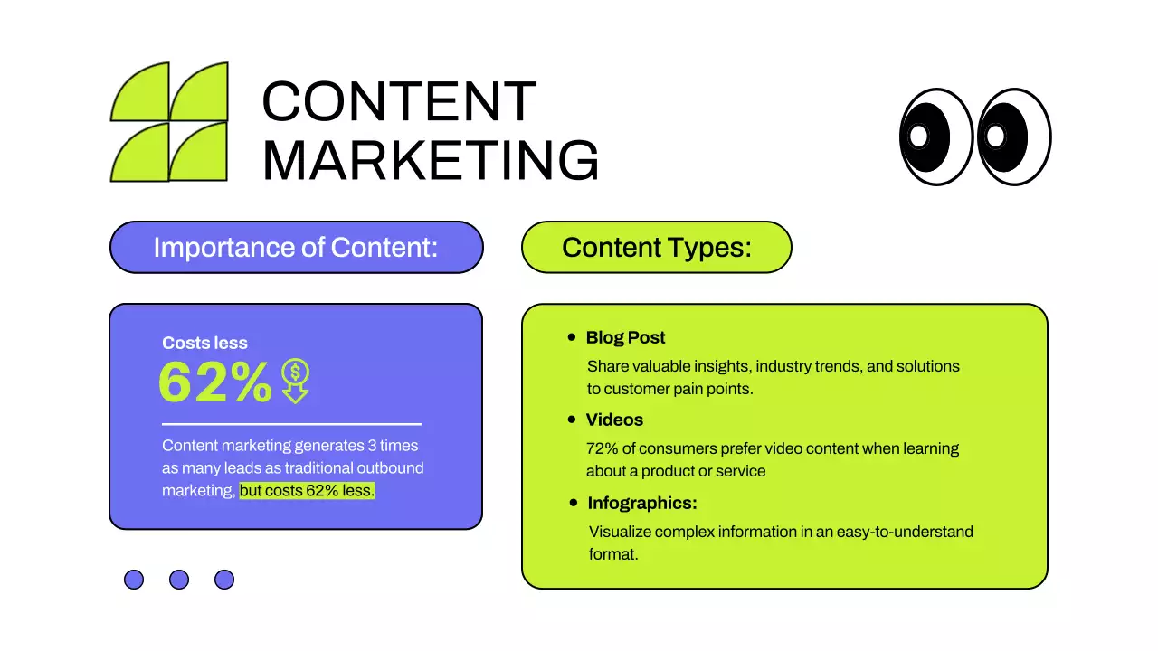 Blue Modern Digital Marketing Guide Presentation