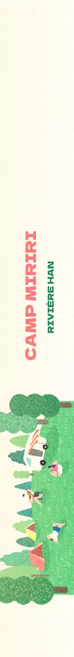 Un camping sentimental avec un dessin illustré de campeurs