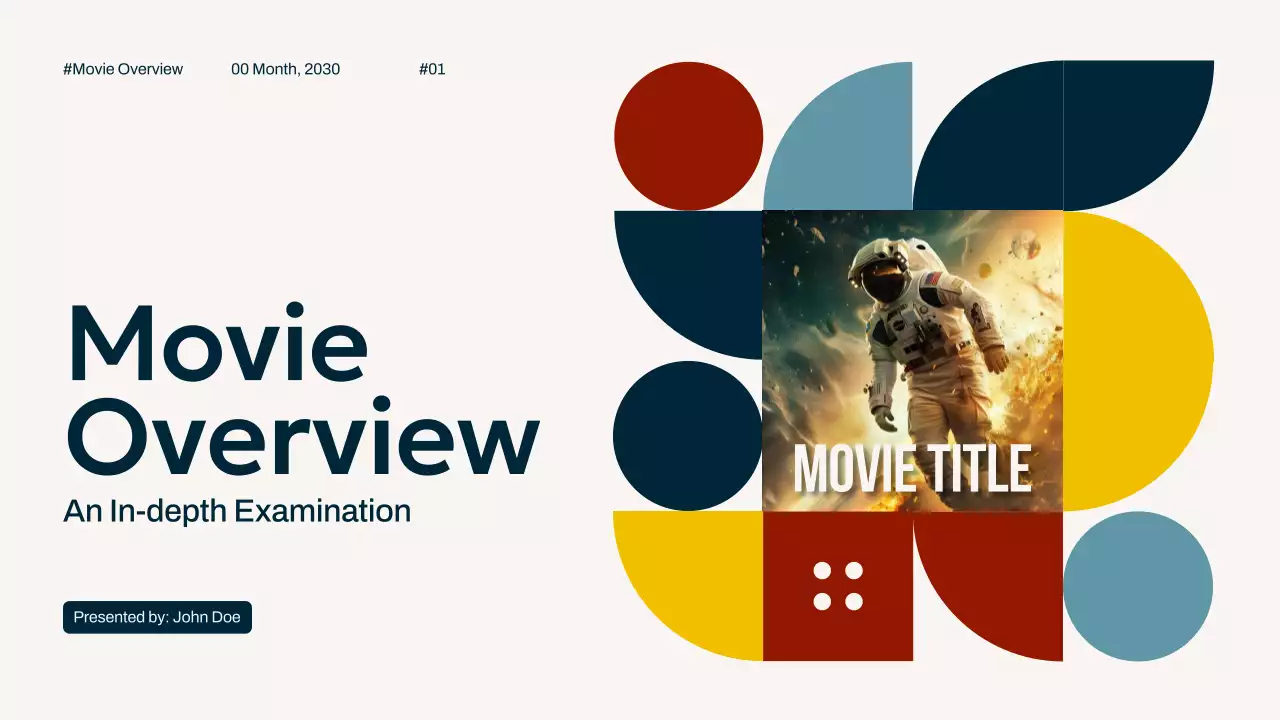 Colorful Modern Movie Guide Presentation
