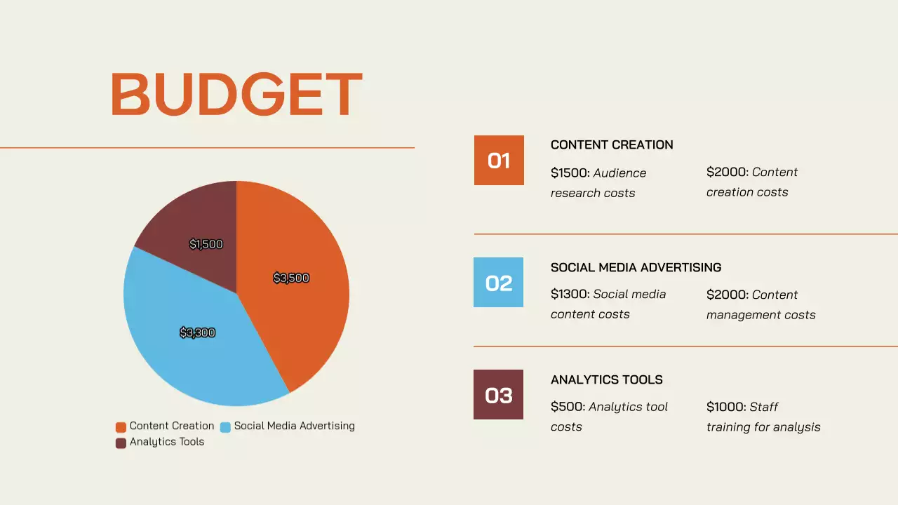 Orange Professional Marketing Plan Presentation