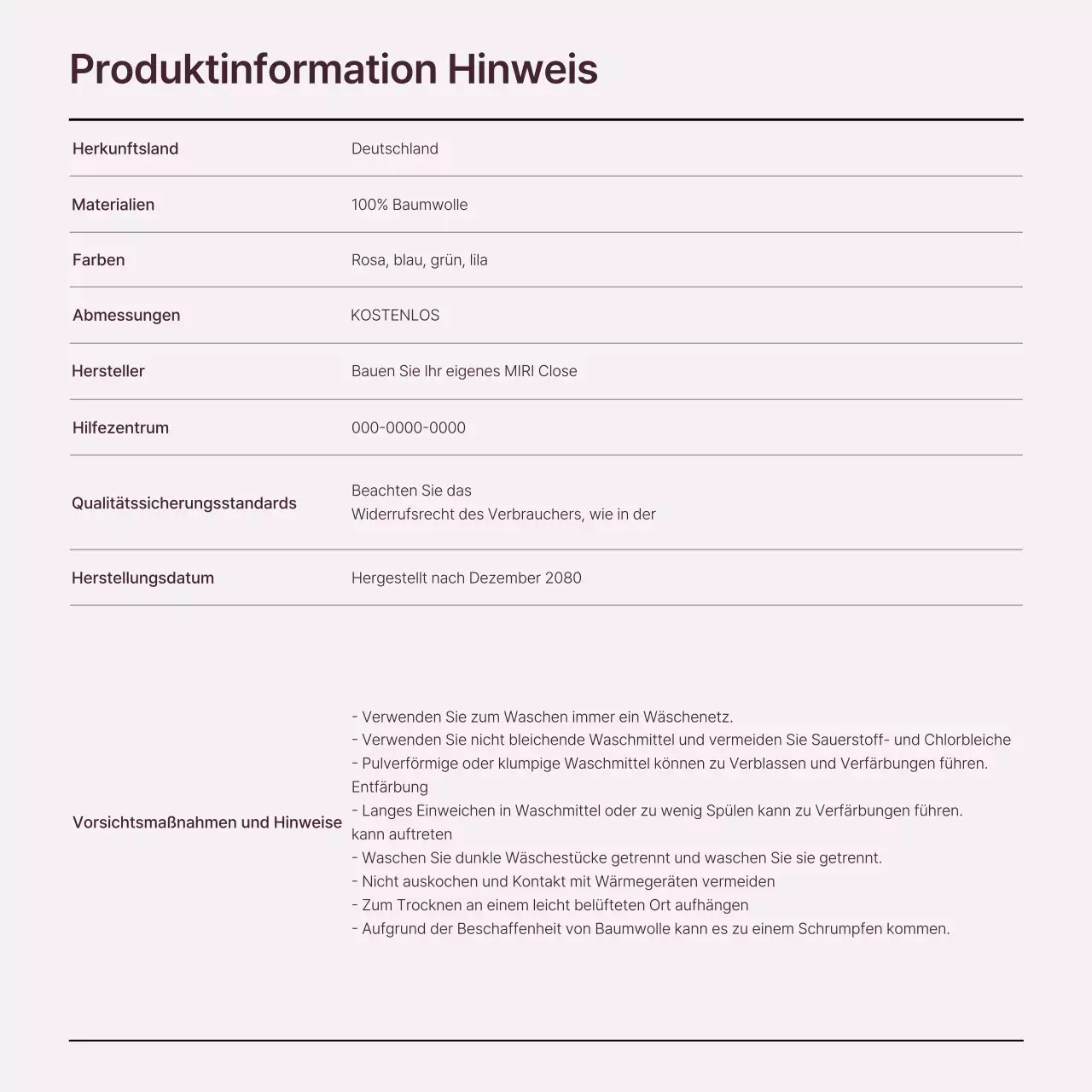 Förderung des trendigen Modetrends Rosa