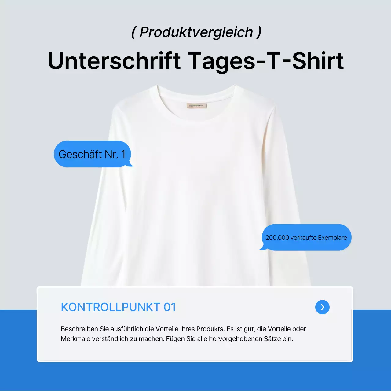 Förderung von trendigen Mode-Checkpoints in Blau und Weiß