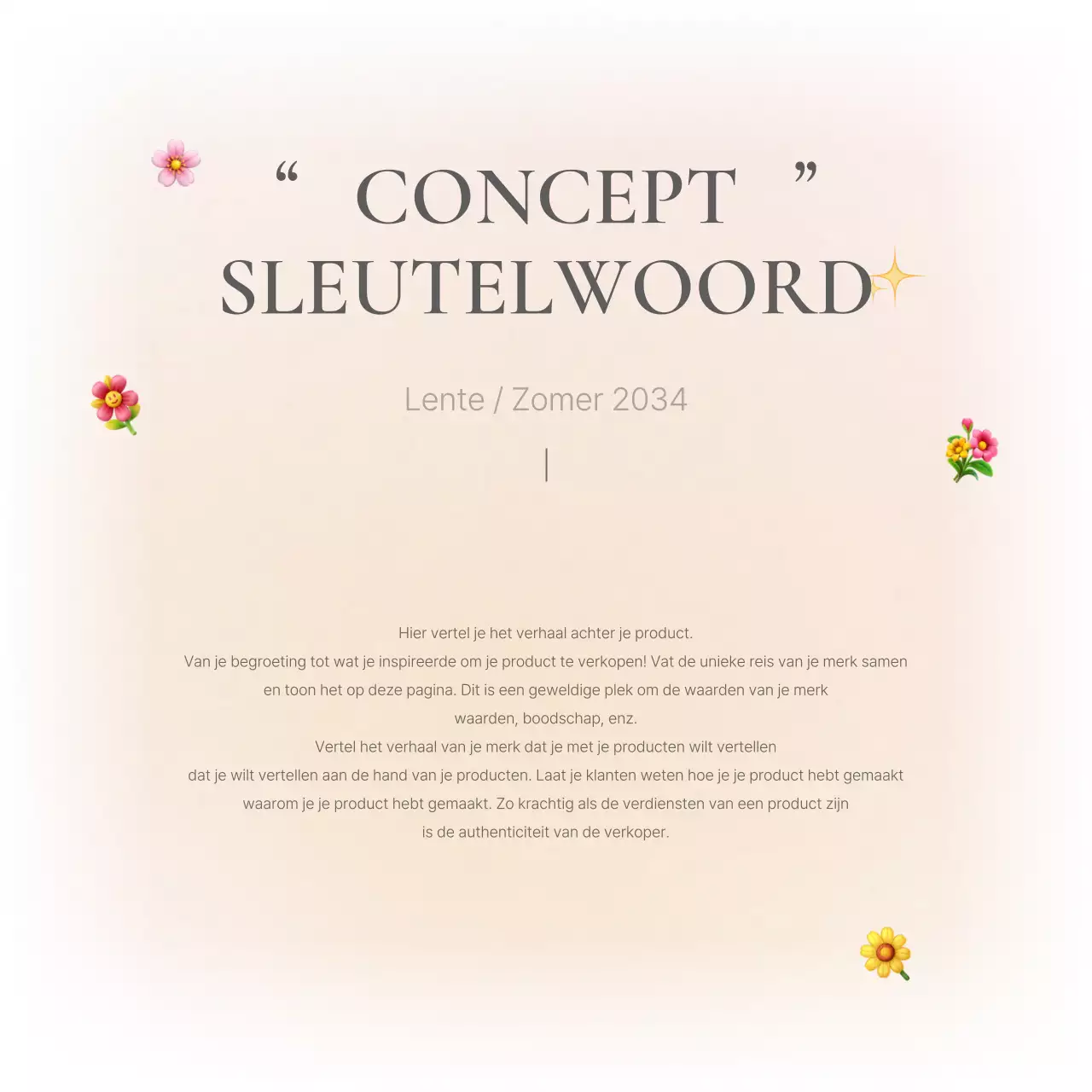 Een intropagina of advertentie voor een modewinkelcentrum met een eenvoudige stijl van witte en grijze emoji's.