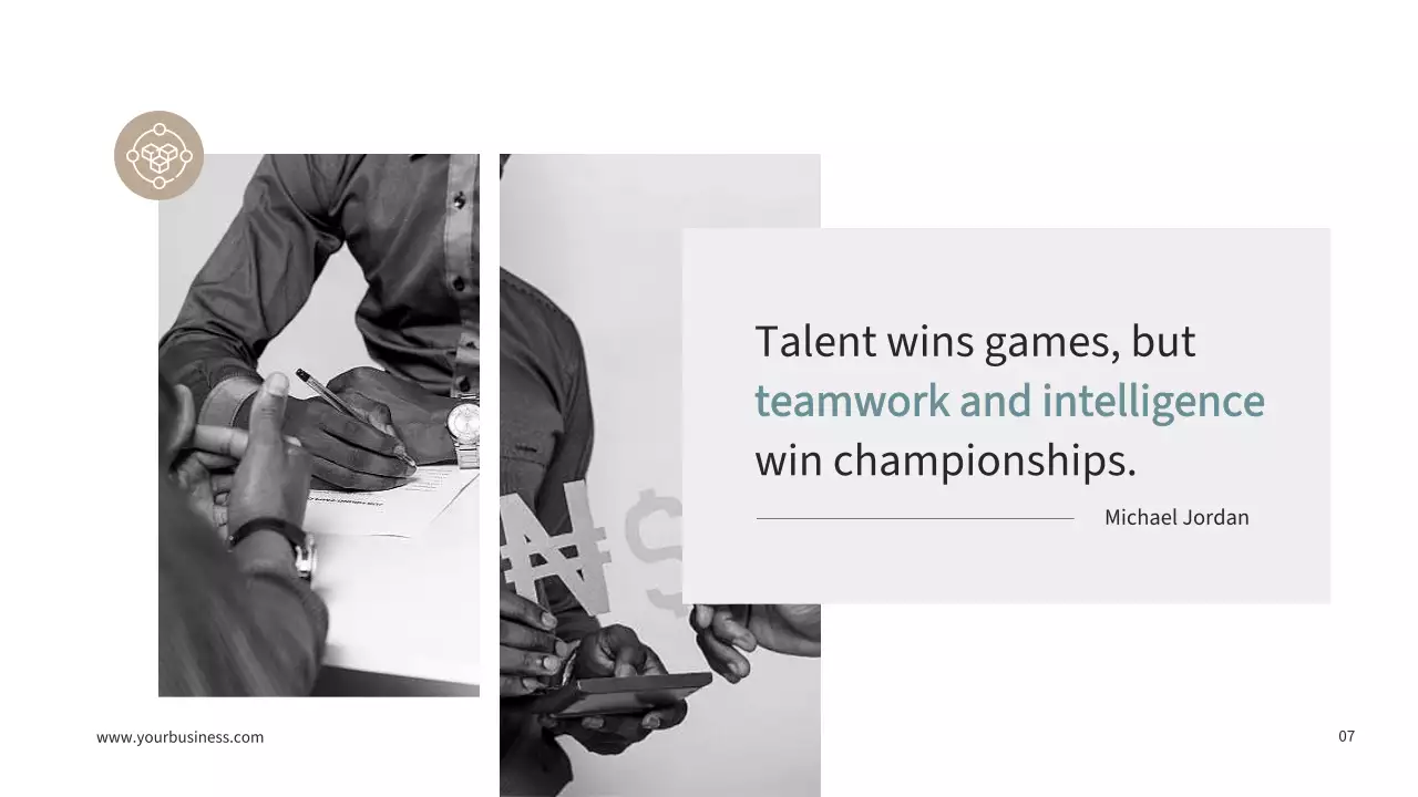 티엘 미니멀 비즈니스 프레젠테이션