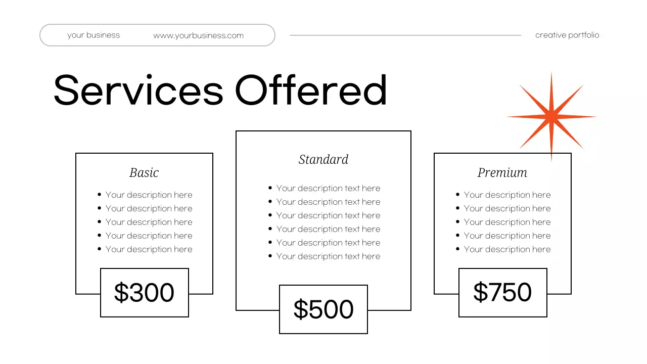 White Minimal Personal Creative Portfolio