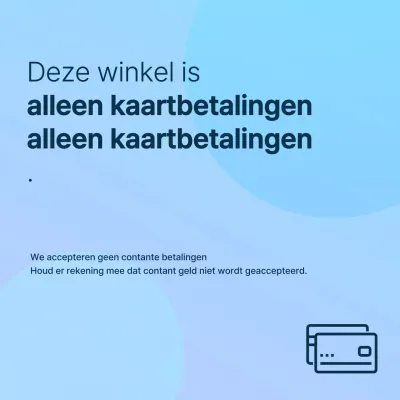 Een gids voor minimalistische kaartbetalingen in blauw en lichtblauw