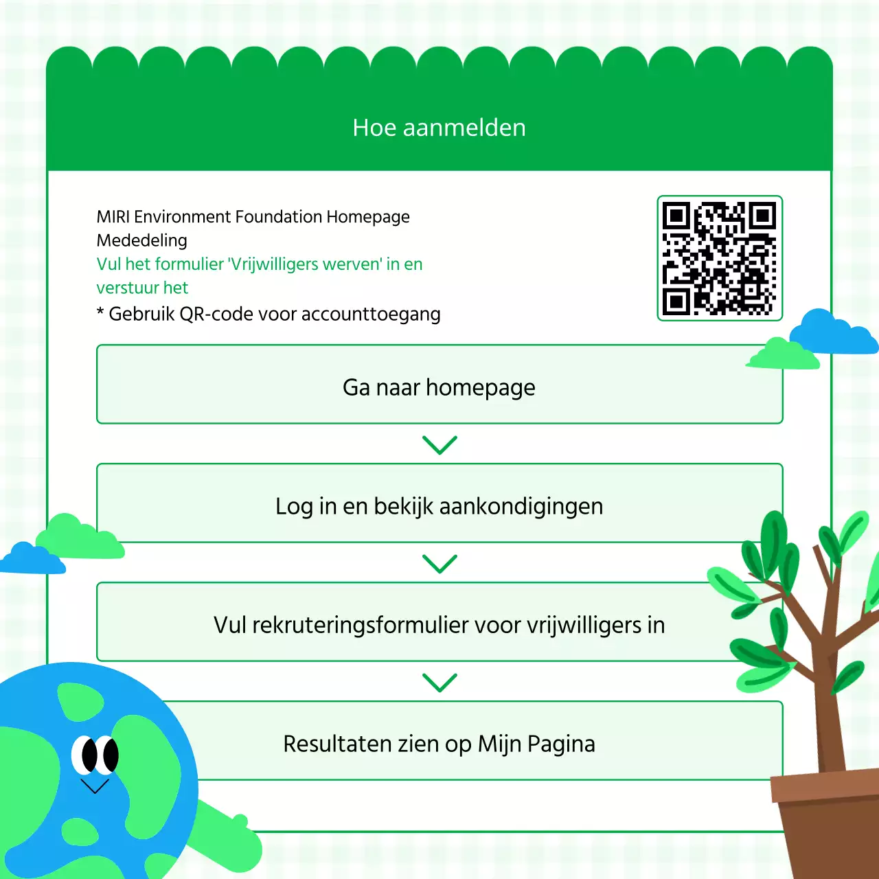 De werving van roze en groene universitaire milieuvrijwilligers bevorderen