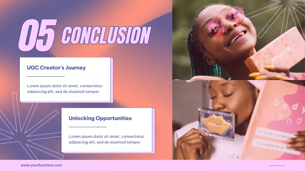 Orange Modern Ugc Guide Presentation