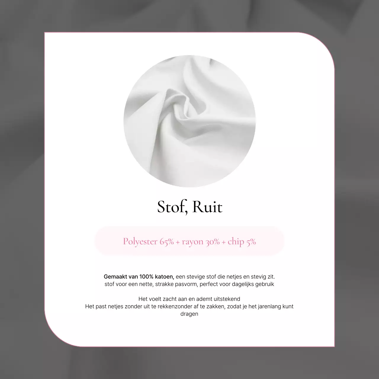 Kitscherige modeproductbeschrijvingen in geel en roze promoten